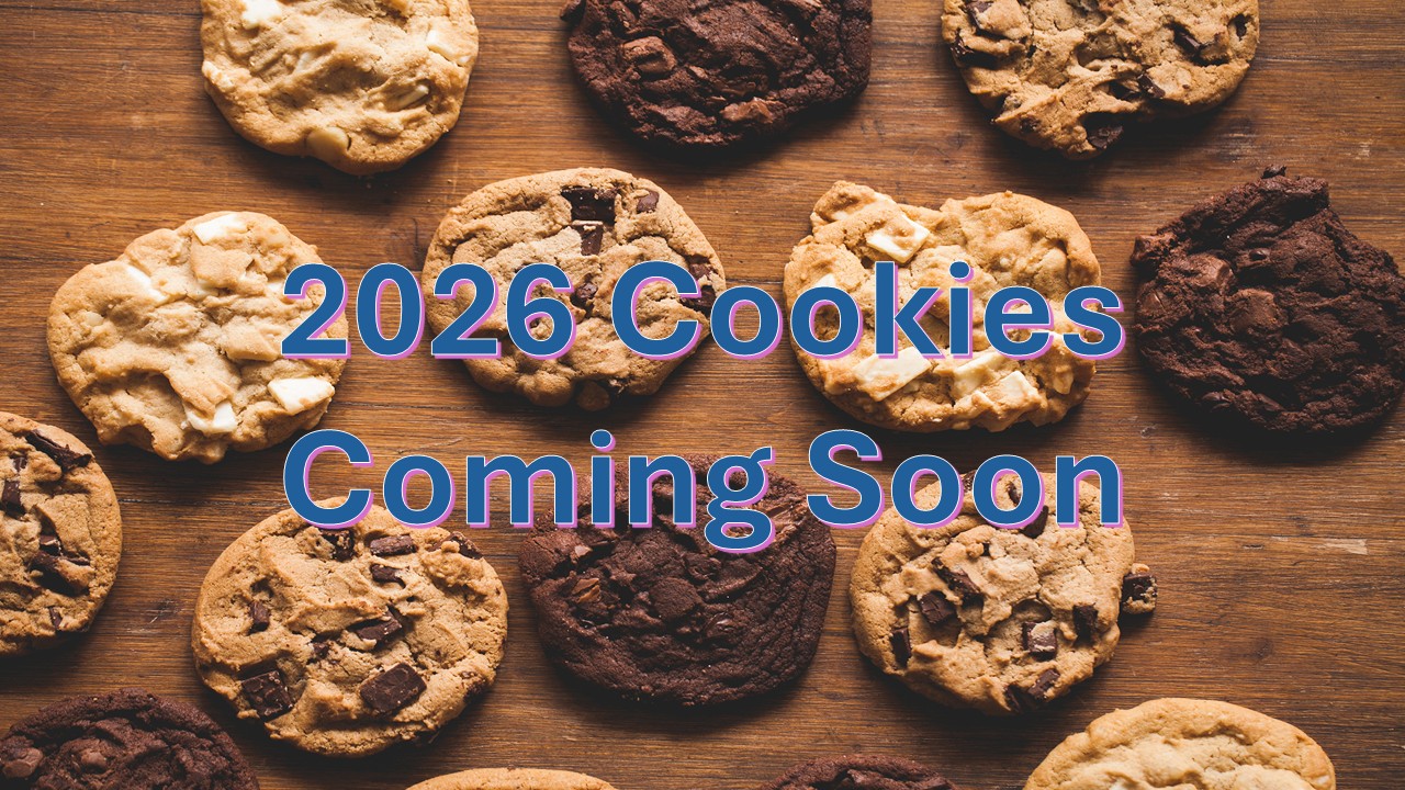 Picture showing various cookies, numbered to tie to the list on the bottom of the page